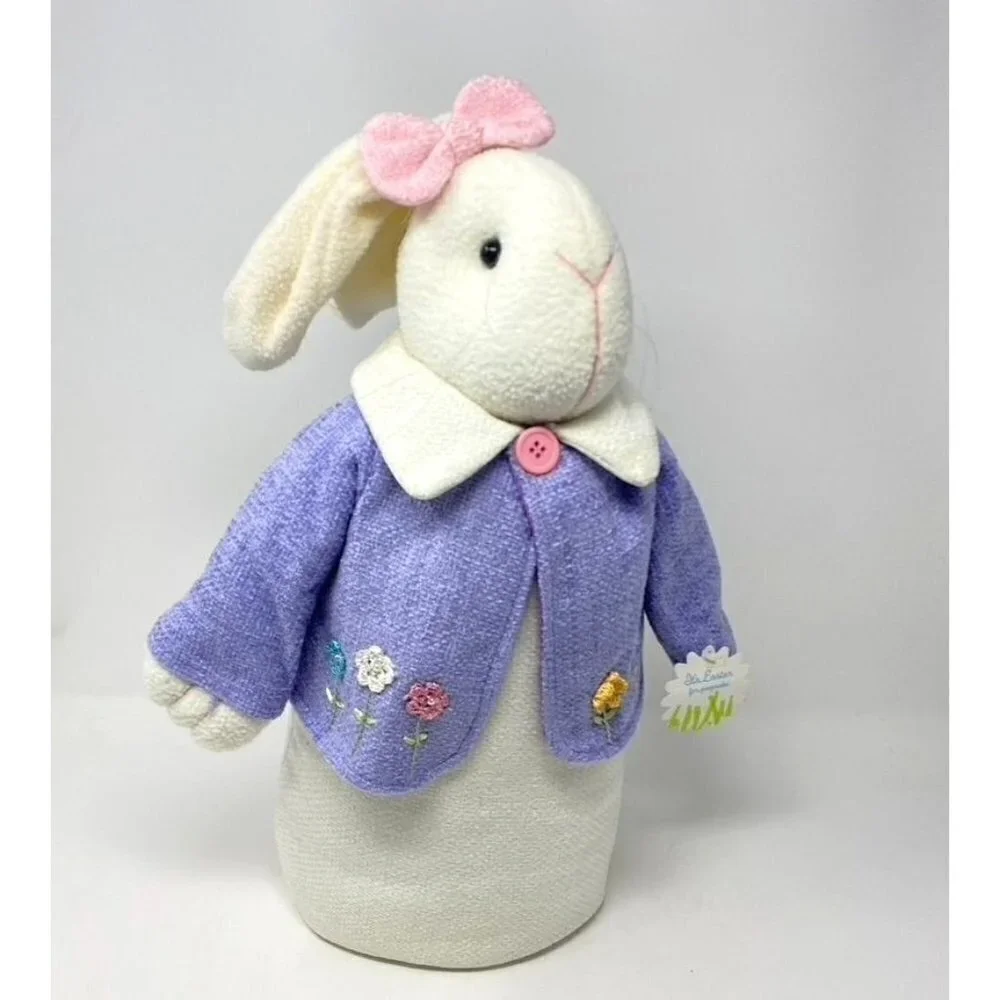 Target Bunny Rabbit Plush Pink Bow Home Decor